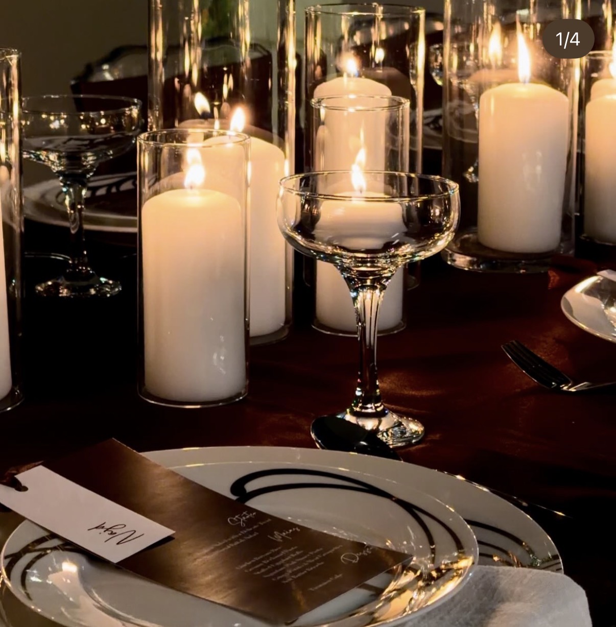 Candlelight  — Candlelit Dinner Table 3